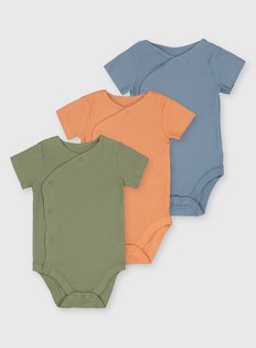 orange baby bodysuit